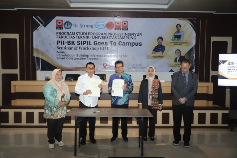 Rektor Resmikan PII-BK Sipil Goes to Campus, Perkenalkan Teknologi BIM untuk Proses Konstruksi Cerdas