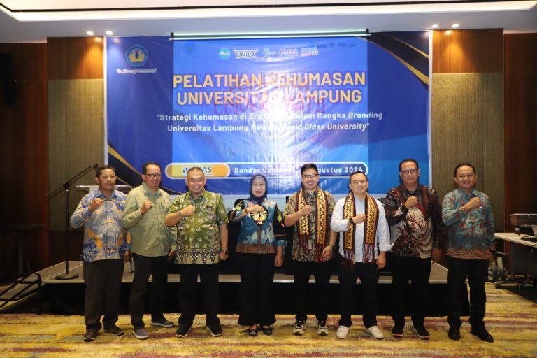 Tingkatkan Strategi Efektif Pengelolaan, Unila Adakan Pelatihan Kehumasan