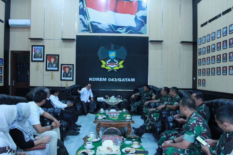 FKIP Gelar Audiensi Kerja Sama dengan Korem 043/Gatam Provinsi Lampung