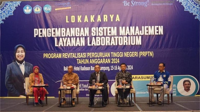 Unila Gelar Lokakarya Pengembangan Sistem Manajemen Laboratorium