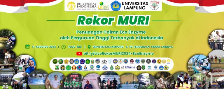 Unila akan Pecahkan Rekor MURI dengan Penuangan Eco-Enzyme dalam Festival Nasional