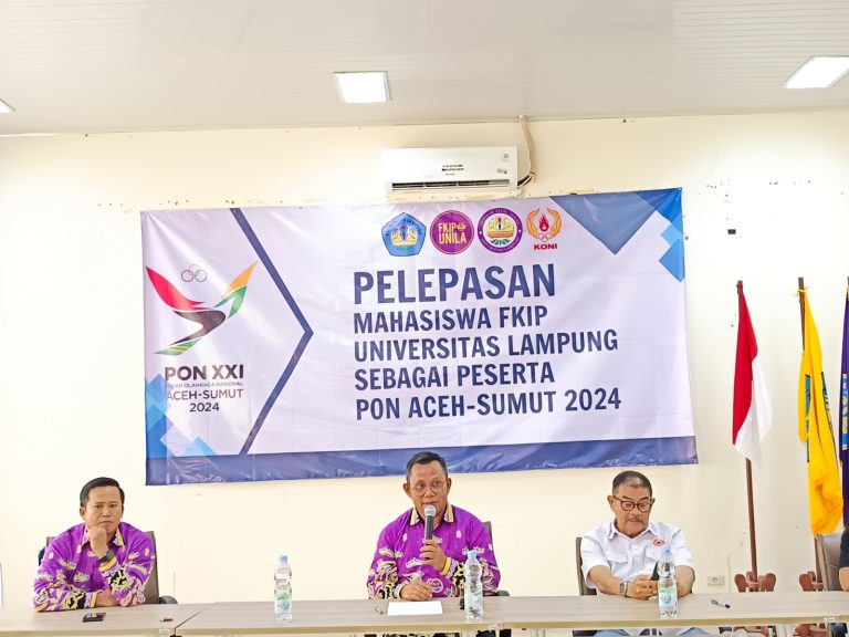 FKIP dan KONI Lampung Lepas 34 Mahasiswa Penjas untuk PON Aceh-Sumut 2024