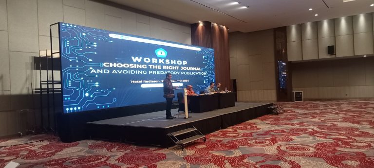 Universitas Lampung Gelar Workshop “Choosing the Right Journal and Avoiding Predatory Publication”