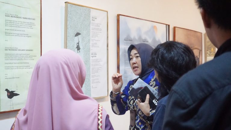 UKMBS Bersama Rumah Kebudayaan KoBER Gelar Pameran Puisi Berbahasa Lampung