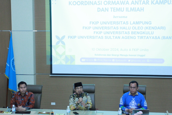 FKIP Sambut Kunjungan Ormawa Antarkampus dan Temu Ilmiah dengan Tiga FKIP Negeri di Indonesia