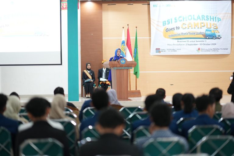 Unila Gandeng BSI Scholarship Dukung Mahasiswa Berprestasi dan Berdaya Saing