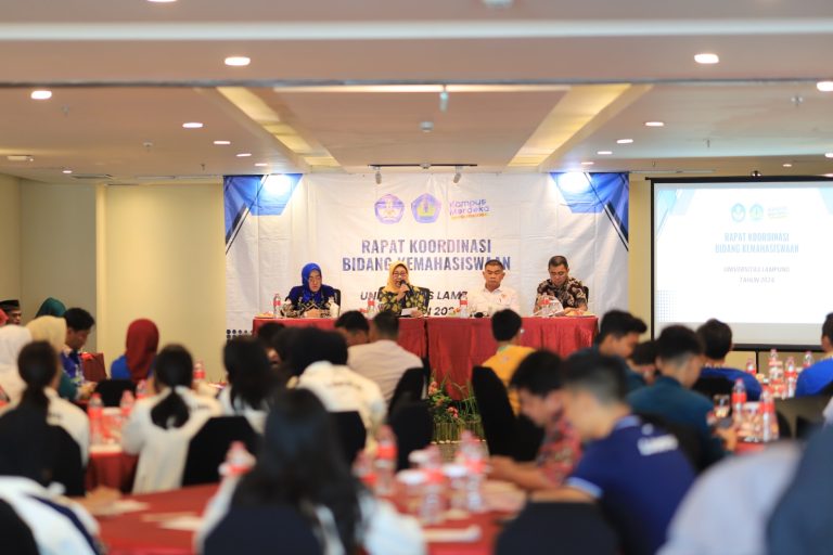 Rakor Bidang Kemahasiswaan: Pembinaan Prestasi Mahasiswa di Unila