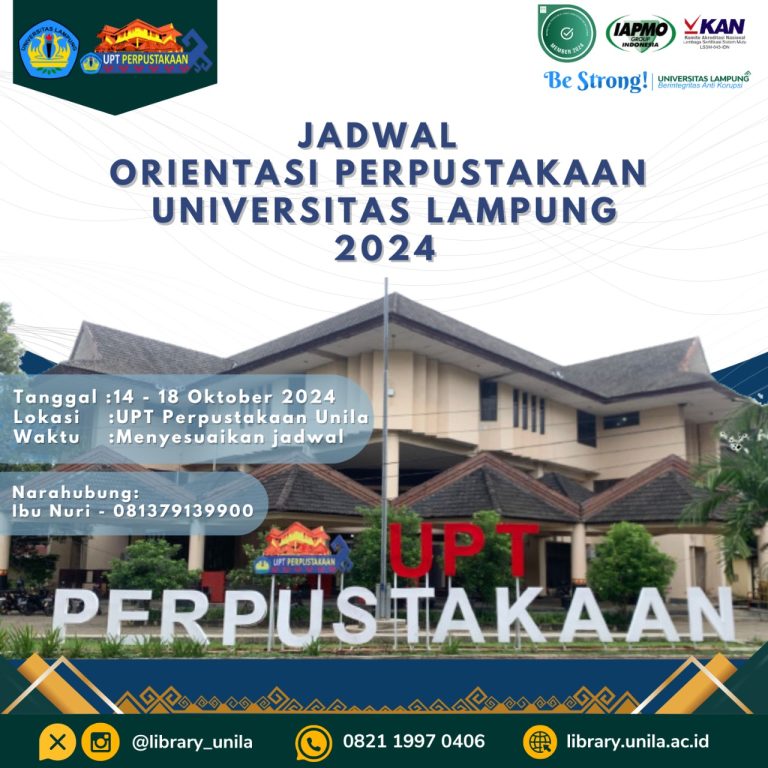 UPT Perpustakaan Adakan Orientasi Maba TA 2024-2025