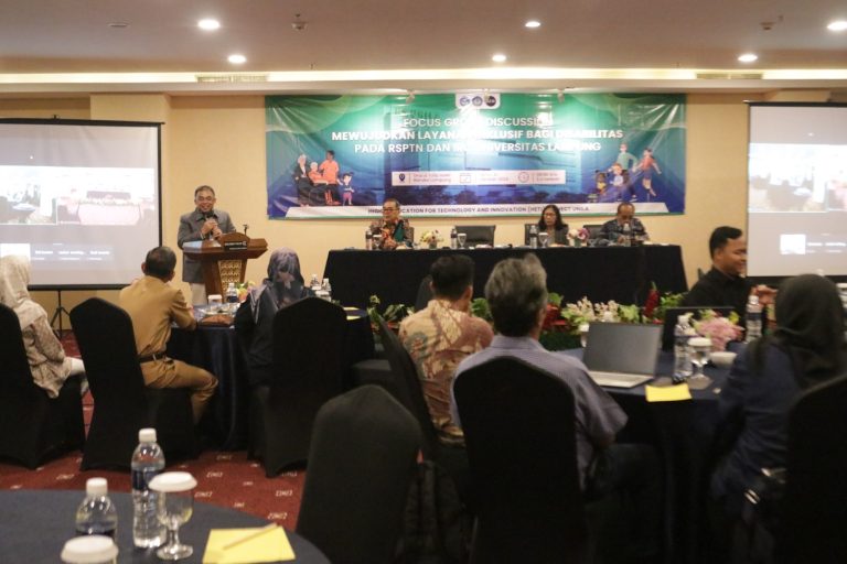 Unila Gelar FGD untuk Wujudkan Layanan Kesehatan Inklusif bagi Disabilitas