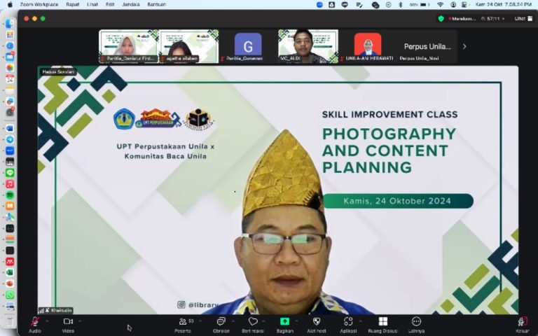 Kombaca Unila Gelar SIC Bahas Fotografi Kreatif dan Strategi Perencanaan Konten