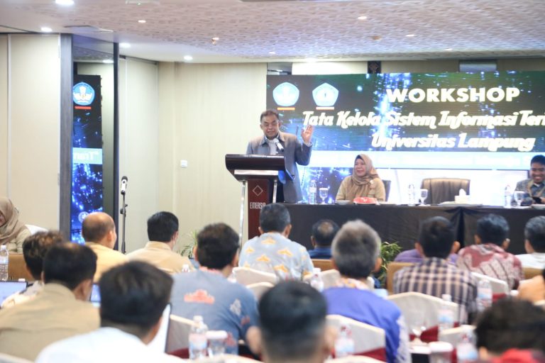Unila Gelar Workshop Transformasi Digital Wujudkan Satu Data University