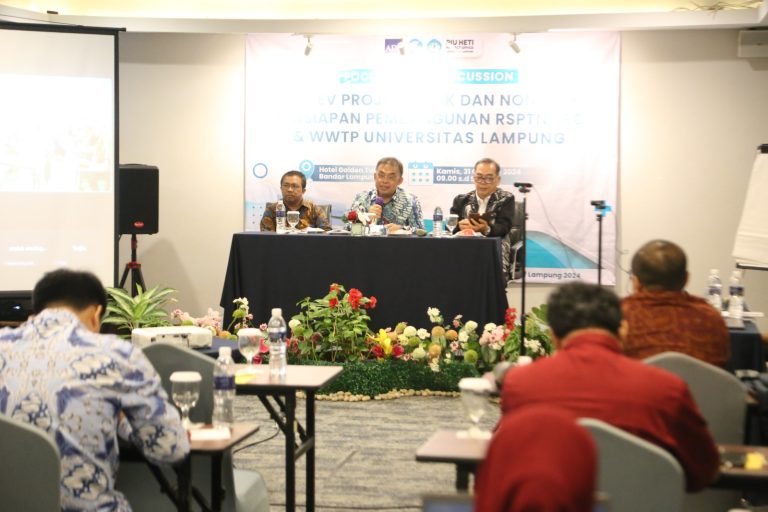 Unila Gelar FGD Monev Proyek Pembangunan RSP dan IRC