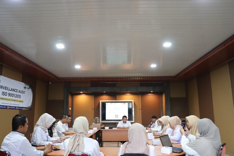 UPT Perpustakaan Adakan Audit Eksternal Survaillance-2 ISO 9001:2015