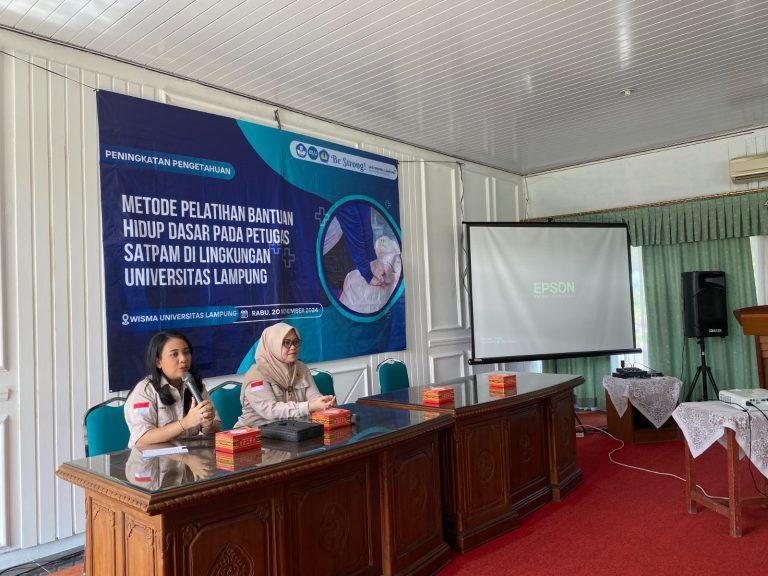 Klinik Unila Gelar Pelatihan Bantuan Hidup Dasar untuk Petugas Satpam