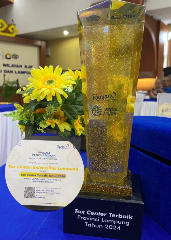 Unila Raih Penghargaan Tax Center Terbaik pada Penutupan Relawan Pajak 2024