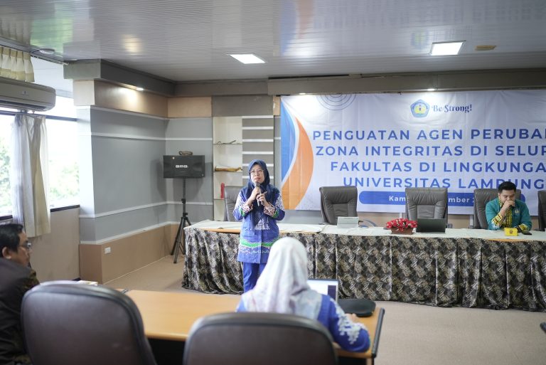 Tim RBZI Selenggarakan Penguatan Agen Perubahan di Lingkungan Unila