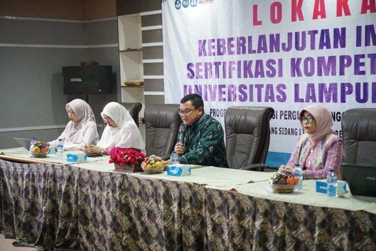 Unila Gelar Lokakarya Keberlanjutan Implementasi Sertifikasi Kompetensi Keahlian Tahun 2024