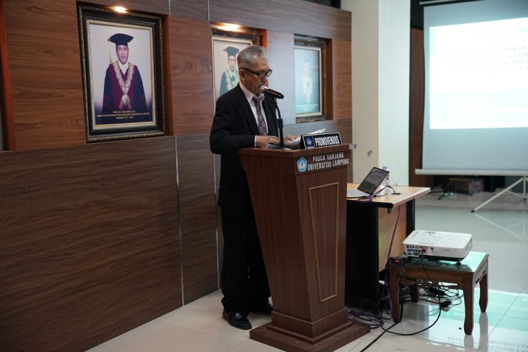 Edison Raih Gelar Doktor ke-9 Program Ilmu Lingkungan Unila