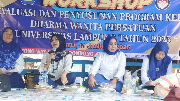 DWP Gelar Workshop Evaluasi dan Penyusunan Progja 2025 di Kali Bronjong Pesawaran