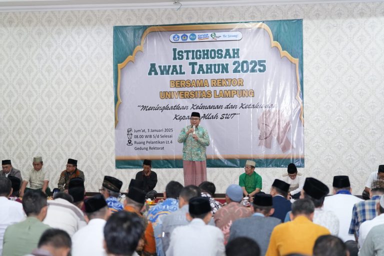 Unila Adakan Istigasah Mengawali Tahun 2025