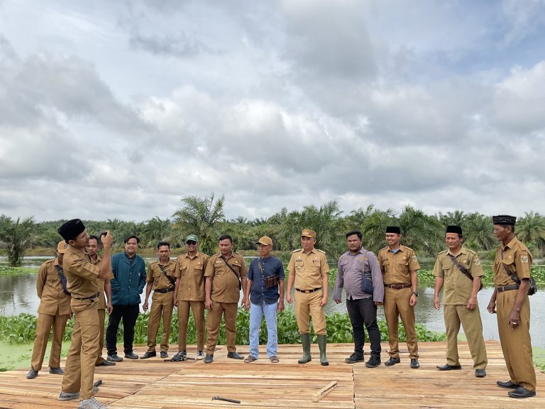 Mahasiswa Kkn Unila Tinjau Dampak Banjir Di Lahan Pertanian Desa Subang Jaya, Ekonomi Warga Terpuruk
