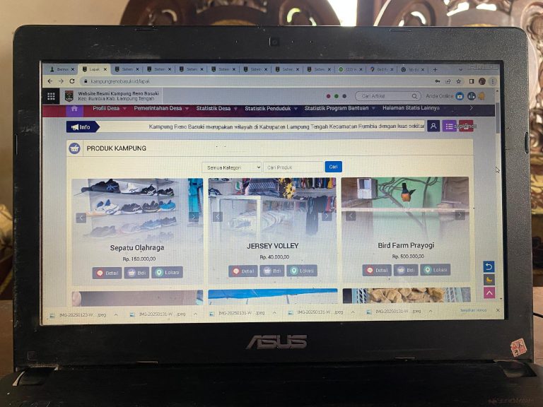 Mahasiswa KKN Unila Luncurkan Program Etalase Digital