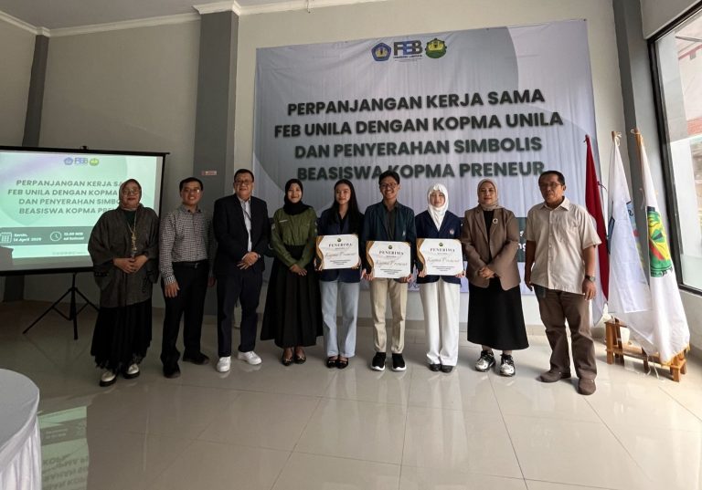 Kopma dan FEB Unila Gelar Penandatanganan Kerja Sama Dukung Kewirausahaan Mahasiswa