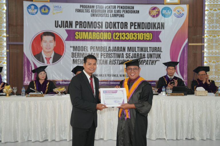 FKIP Gelar Ujian Terbuka Sidang Promosi Doktor Sumargono
