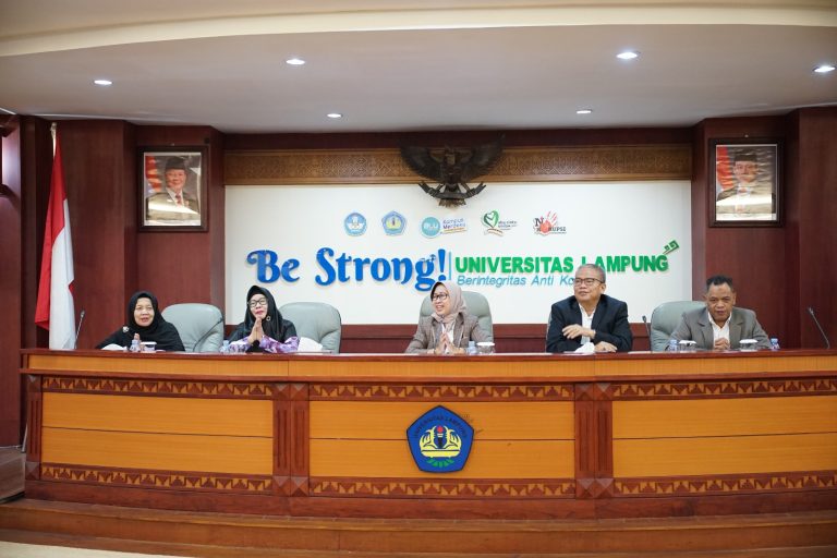 Unila Terima Kunjungan Universitas Baturaja Bahas Sistem Penjaminan Mutu Internal