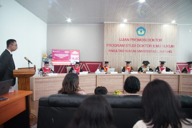 FH Gelar Ujian Terbuka Sidang Promosi Doktor Artha Ario Putranto