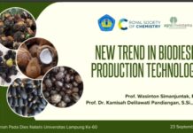Prof. Wasinton Soroti Tren Baru Teknologi Produksi Biodiesel dalam Orasi Ilmiah Dies Natalis ke-60 Unila
