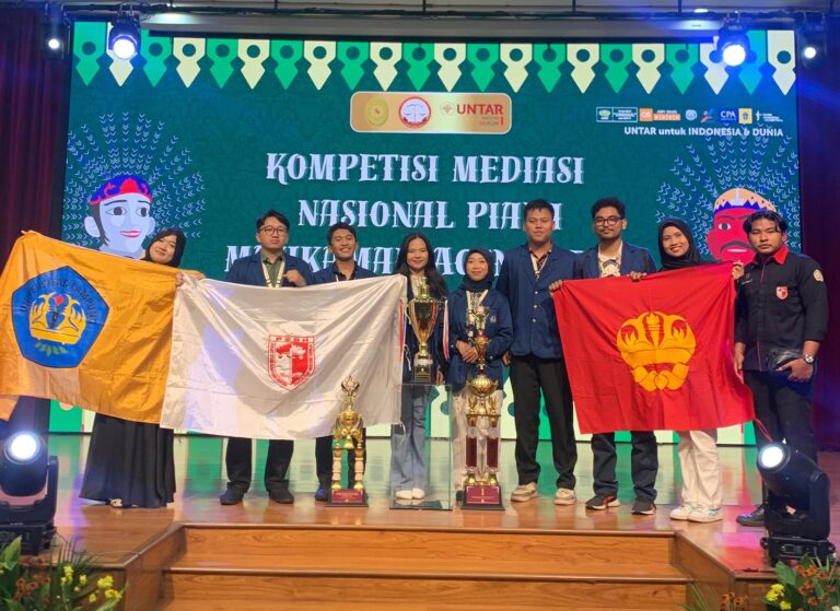 Delegasi FH Unila Sabet Juara Umum Tiga Kali Beruntun di Kompetisi Mediasi Nasional Piala Mahkamah Agung RI Ke-VI