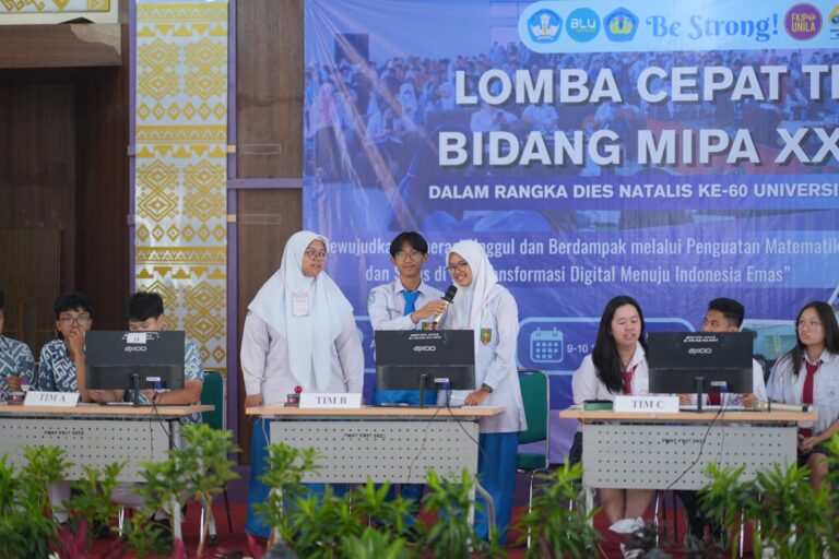 Unila Gelar LCT MIPA ke-38, Meriahkan Dies Natalis ke-60