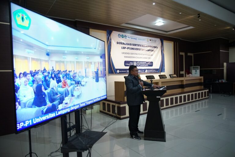 UPA Layanan Uji Kompetensi Gelar Sosialisasi Sertifikasi Kompetensi LSP P1