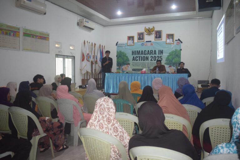 Aksi Kolaboratif Himagara in Action di Desa Pascabencana