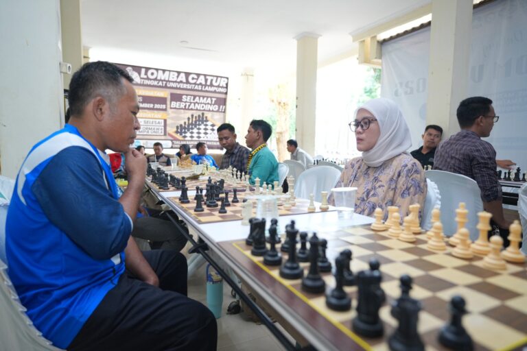 FMIPA Meriahkan Dies Natalis ke-60 Unila dengan Lomba Catur dan Tenis Meja