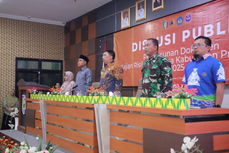 Pemkab Pringsewu dan Unila Gelar Diskusi Publik Kajian Risiko Bencana