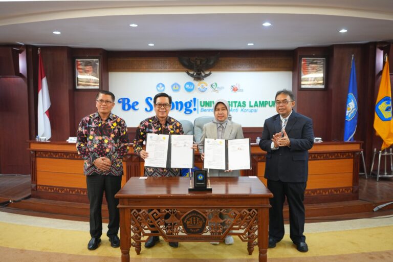 Unila dan Universitas Saburai Teken MoU Perkuat Kolaborasi Pendidikan di Lampung