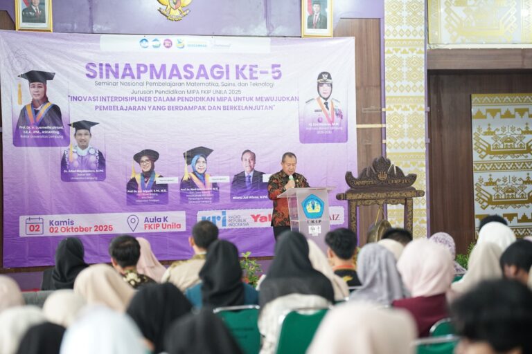 Unila Gelar Semnas Sinapmasagi ke-5 Dorong Inovasi Pendidikan Interdisipliner