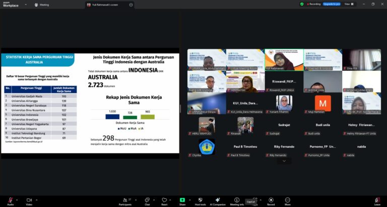Atdikbud Canberra Tawarkan Peluang Kolaborasi Australia dengan Unila