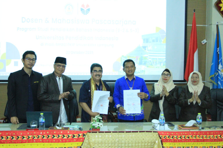 MPBSI FKIP dan FPBS UPI Gelar Joint Lecture Riset Pendidikan Berbasis Sastra