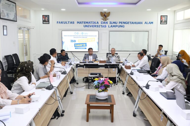 FMIPA Gelar Audit ISO 21001:2018 Tahap Dua