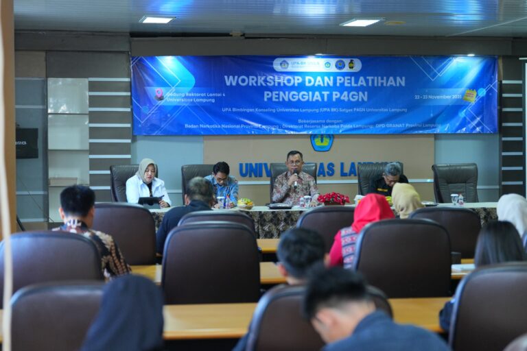 UPA BK Gelar Workshop P4GN Perkuat Upaya Kampus Bebas Narkoba