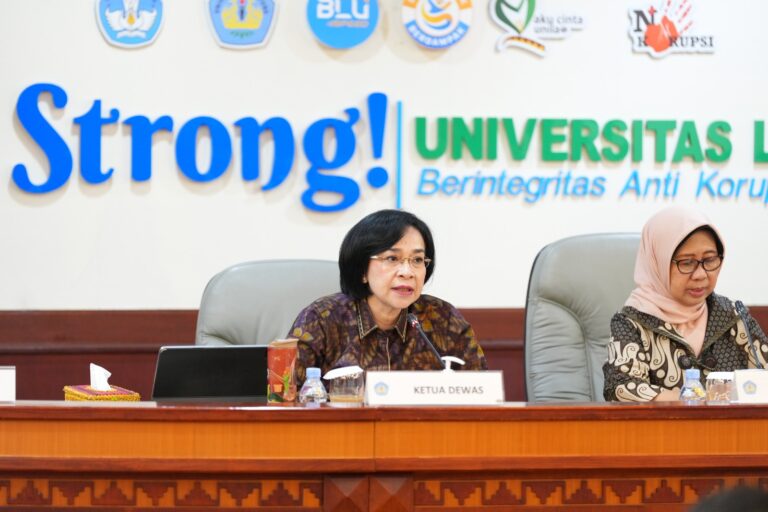 Unila Gelar Rakor Pimpinan dan Dewas BLU Bahas Tata Kelola dan Capaian IKU