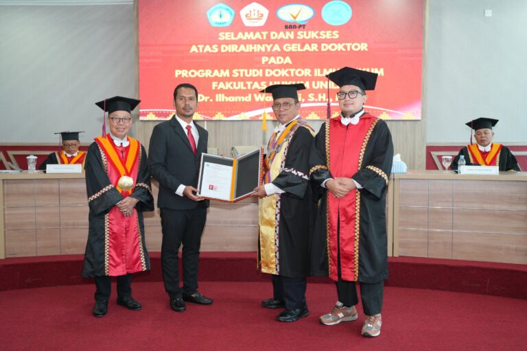 FH Gelar Ujian Sidang Promosi Doktor Ilhamd Wahyudi
