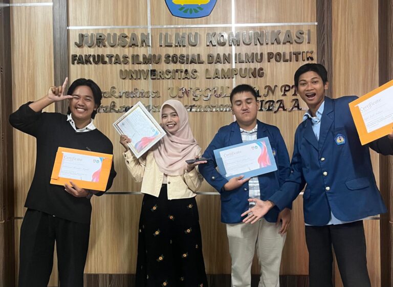Mahasiswa Unila Raih Bronze Award Desain Poster Internasional SDGs Youth Forum