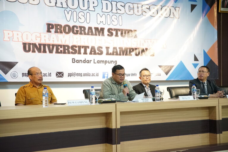 Unila Gelar FGD Renstra, Visi-Misi, dan Pengembangan Kurikulum PSPPI