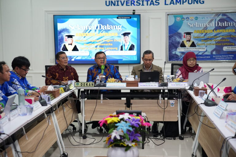 FMIPA Gelar Asesmen Lapangan Lamsama Prodi S-2 Matematika