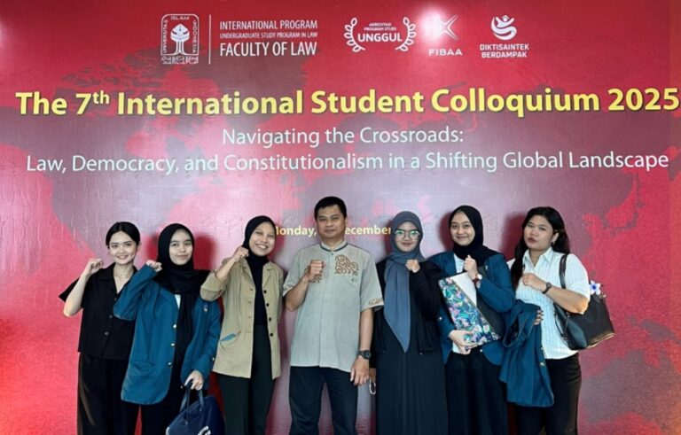 Mahasiswa Hukum Internasional Berpartisipasi dalam The 7th International Student Colloquium 2025