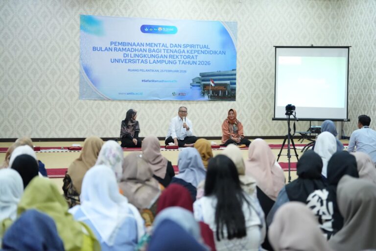 Unila Perkuat Mental dan Spiritual Tenaga Kependidikan Jelang Ramadan